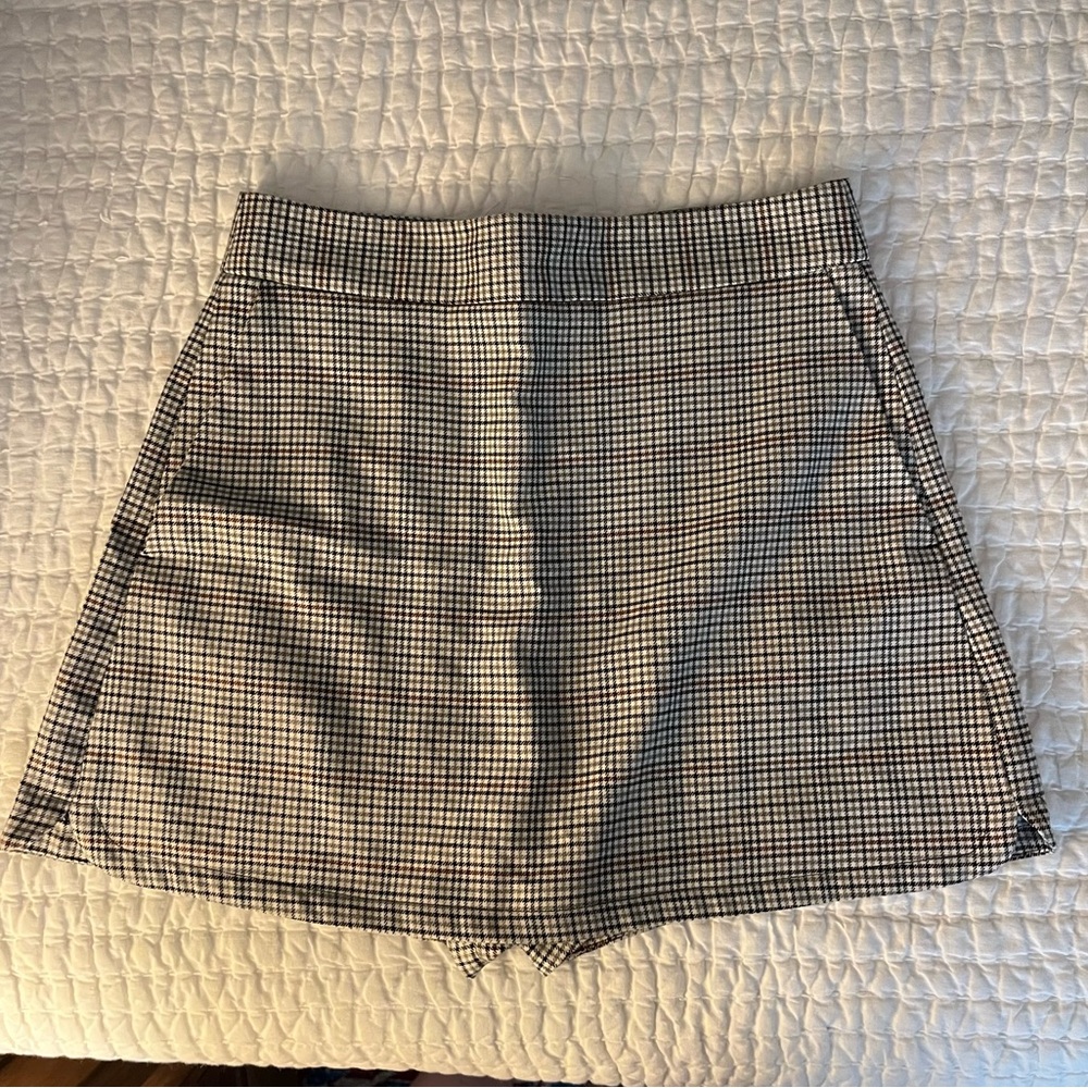 Plaid Skort